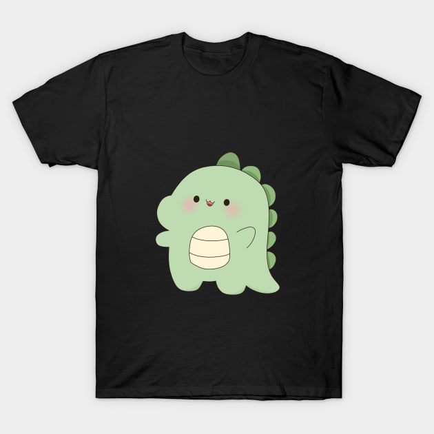 Cute fatty dinosaur T-Shirt by Outstanding W